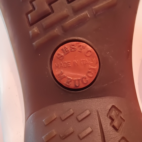 Sesto Meucci White Flats Size 10 - Picture 7 of 7